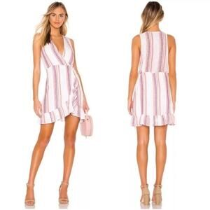 Rails Madison Jewel Stripe Wrap Dress Women’s Size Large Sleeveless